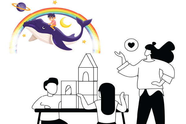 Wall printing for schools and kindergartens with child friendly murals